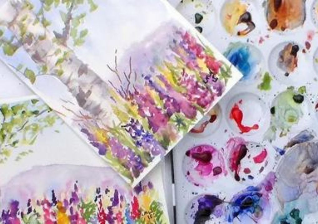 Brush & Brew: Watercolor Workshops For Adults